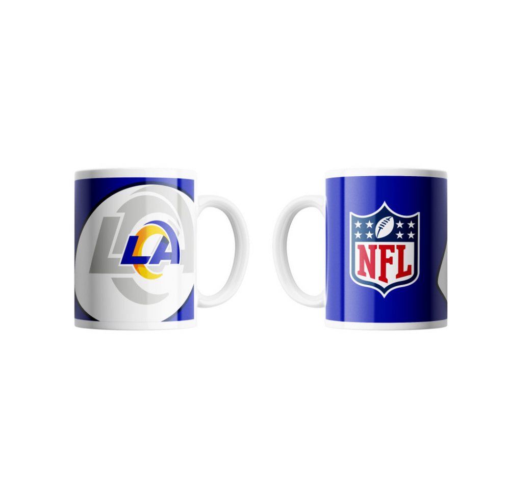 Los Angeles Rams Becher Los Angeles Rams Classic Mug Shadow Logo & Shield, Keramik Los Angeles Rams Becher Los Angeles Rams Classic Mug Shadow Logo & Shield, Keramik von Los Angeles Rams