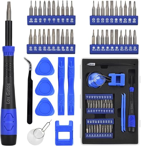 Feinmechaniker Werkzeug Set Mini Schraubenzieher: 50 in 1 Handy Reparatur Werkzeug Set für PC Computer Laptop Tablet PS5 Xbox Kamera Uhren Brillen von Los Gatos