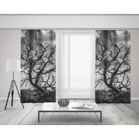 Baumzweige Fenstervorhänge, 130 X 215 cm, Durchsichtig Oder Verdunkelnd, Natur Wohnzimmer von LostInNature