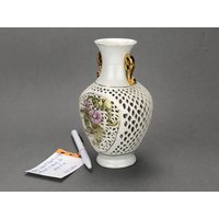 Einzigartige Porzellan Deko Vase Made in China von LostInTimeLT