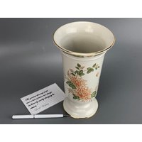 st. Michael Chrysantheme Porzellan Vase, Vase Für Blumen von LostInTimeLT