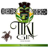Gin Flasche/Legendary Tiki Gin, Maori, Hawaii Dekoflasche Led Oder Seifenspender Optional von LostPlaceStore
