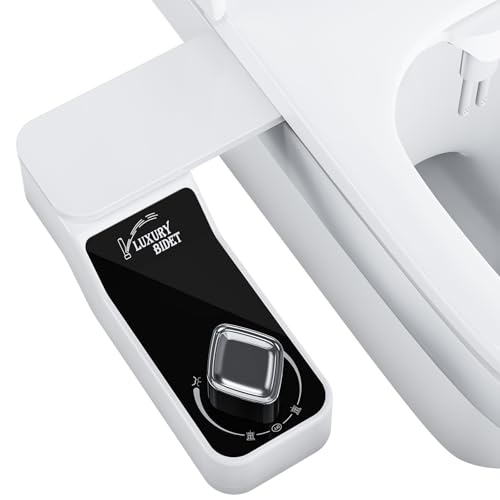 Bidet-Aufsatz für Toilette – Ein nicht-elektrischer selbstreinigender Wassersprüher mit einstellbarem Wasserdruck, ultradünner Bidet-Aufsatz, Heck- und Femininin-Waschung, Winkelsteuerung & einfache von LostSoul