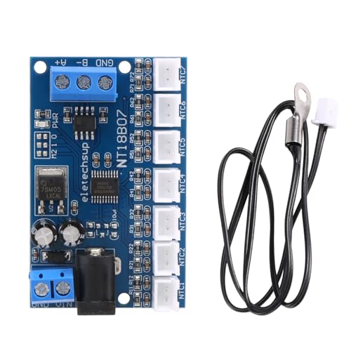 Losueeun 7 Kanal RS485 Temperatur Sensor Messung MODBUS RTU Papierlose Rekorder NT18B07 von Losueeun