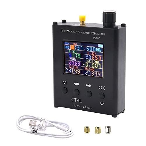 Losueeun N1201SA+ 137.5MHz - 2.7GHz UV RF Antennenanalysator SWR Meter Tester mit Aluminiumlegierungsschale PS100 von Losueeun