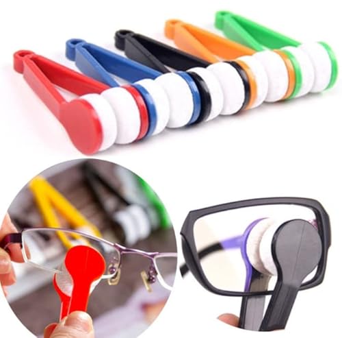 Losuya 5-Stücke Sonnenbrille Microfiber Mini Brillen Reiniger Brillen Reiniger Weiche Bürste Reinigungswerkzeuge von Losuya