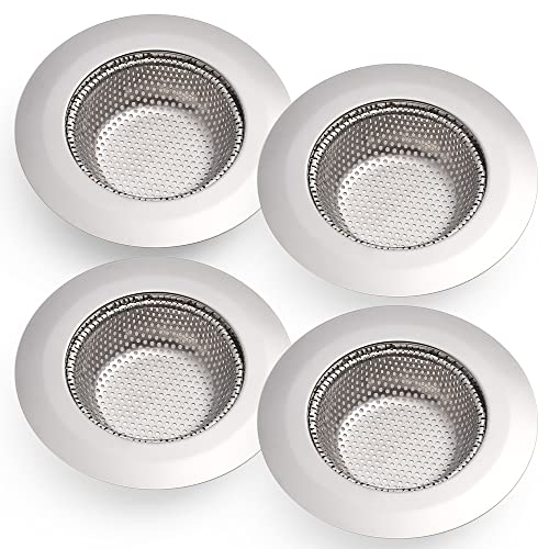 LotFancy 4X Küchenspüle Abflusssieb, Edelstahl Sieb für Spülbecken 11 x 6,25 x 2,2 cm, Küche Spüle Abfluss Sieb für Waschbecken, Verstopfungsschutz LotFancy 4X Küchenspüle Abflusssieb, Edelstahl Sieb für Spülbecken 11 x 6,25 x 2,2 cm, Küche Spüle Abfluss Sieb für Waschbecken, Verstopfungsschutz von LotFancy