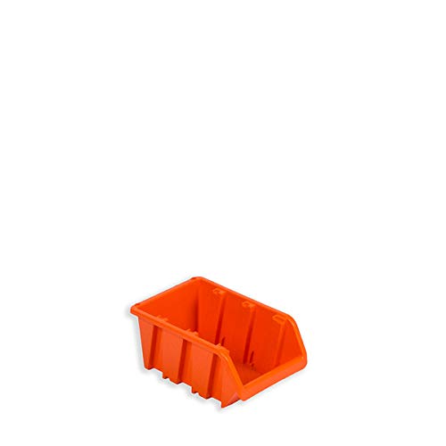 10 Sichtlagerkästen Stapelboxen Orange Gr.1 Stapelkisten Stapelbehälter von Lotex GmbH