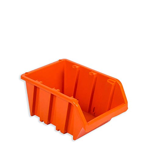 10 Stapelboxen IN BOX System orange Sichtlagerkiste Lagerbox Sichtlagerbehälter Größe 4 von Lotex Gmbh