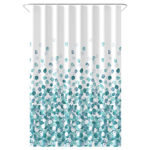 Loti Living Anti-Schimmel Duschvorhang - 120x200 cm - Ozean - Wasserfestes Polyester - Inkl. Ringe - Shower Curtains - Duschvorhang Anti Schimmel - Duschvorhang Badewanne von Loti Living