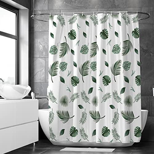 Loti Living Anti-Schimmel Duschvorhang - 180x200 cm - Wasserfestes Leaves Polyester - Inkl. Ringe - Shower Curtains - Badewanne - Pflanzen Loti Living Anti-Schimmel Duschvorhang - 180x200 cm - Wasserfestes Leaves Polyester - Inkl. Ringe - Shower Curtains - Badewanne - Pflanzen von Loti Living