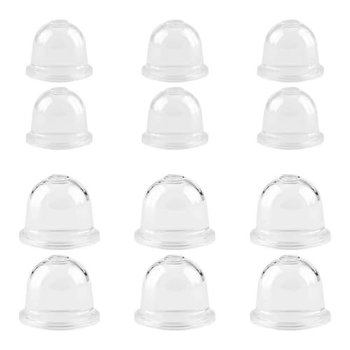 Lotsdonxia 12-teiliges Primer-Lampen-Set – Universal-Vergaserpumpenlampen für Kettensägen, Trimmer, Freischneider, kompatibel mit Poulan, Craftsman, Benzin-Gartengeräten von Lotsdonxia