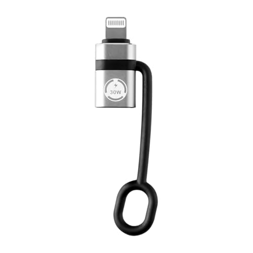 Lotsdonxia 30 W Lightning auf USB-C-Adapter, Schnellladeanschluss für iPhone, Pro Max iPad, universelle Kompatibilität für iOS-Geräte (1 Stück) von Lotsdonxia