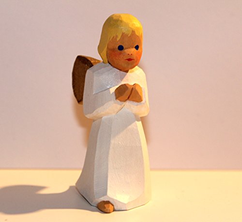 Lotte Sievers-Hahn Krippenfiguren Engel stehend im Baumwollbeutel * 1400 (blond) von Lotte Sievers-Hahn
