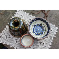 Keramikgeschirr, Bunzlauer Keramik, Backform, Ragoutform, Müslischale, Bauernkeramik, Keramikgeschirr von Lottekreativ