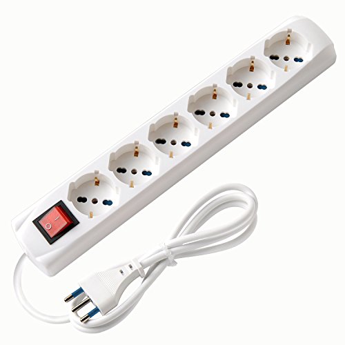 Lotti Importex LOT220 Mehrfachsteckdose, 6 Steckdosen Lotti Importex LOT220 Mehrfachsteckdose, 6 Steckdosen von Lotti Importex S.R.L.