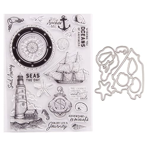 Gnomblume Nummer Silikon Stempel und Stanzschablonen Set für DIY Kartenherstellung Scrapbooking Album, Fotoalbum dekoration(Cutting Dies&Clear Stamp Seal) von Lottoyday