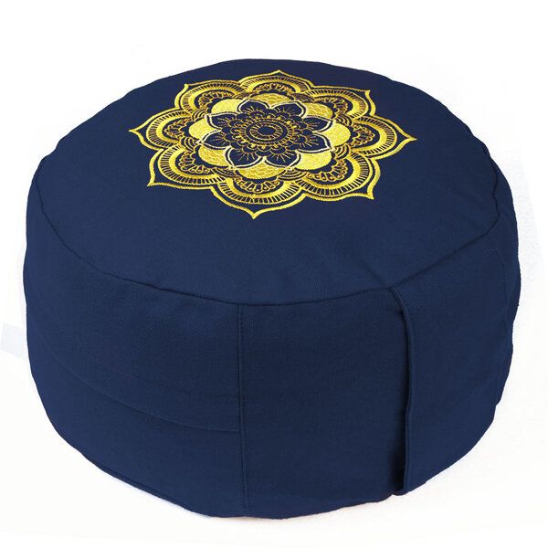 Lotus Design® Meditationskissen CLASSIC Mandala Lotus Design - Bio-Buchweizenschalen von Lotus Design®