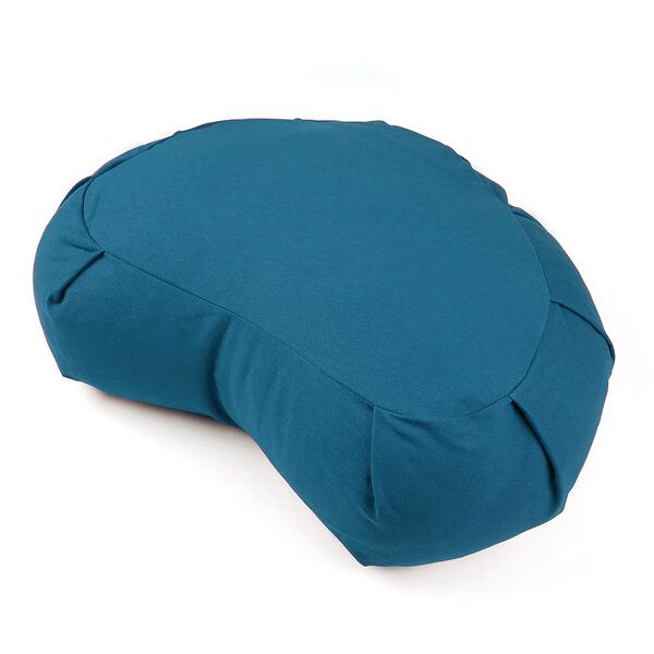Meditationskissen Halbmond YOGAHERZ Lotus Design® - Bio-Buchweizenschalen von Lotus Design®