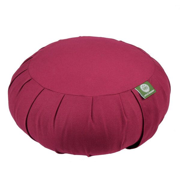 Meditationskissen ZAFU-ZEN Lotus Design® - Füllung Bio-Buchweizenschalen oder Kapok von Lotus Design®