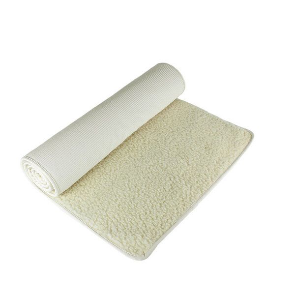 Yogamatte SCHURWOLLE Lotus Design®, mit Baumwolleband eingefasst von Lotus Design®