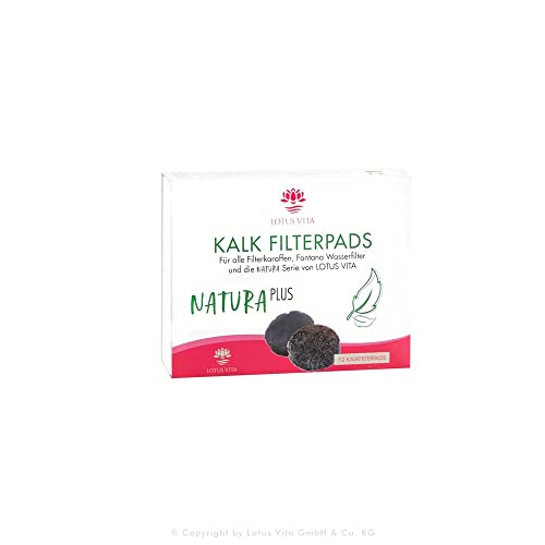 Lotus Vita Kalkfilter Pads Set - 12 Stück - mit Aktivkohle und Ionentauscher von Lotus Vita