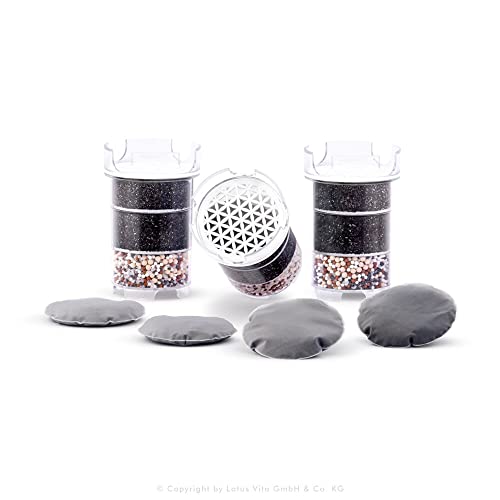 Lotus Vita Wasserfilter Halbjahres Ersatz Paket - 3x Filter 4x Kalkpad für ESPRIT, LOTUS, FAMILY, ONE, NATURA PLUS Lotus Vita Wasserfilter Halbjahres Ersatz Paket - 3x Filter 4x Kalkpad für ESPRIT, LOTUS, FAMILY, ONE, NATURA PLUS von Lotus Vita