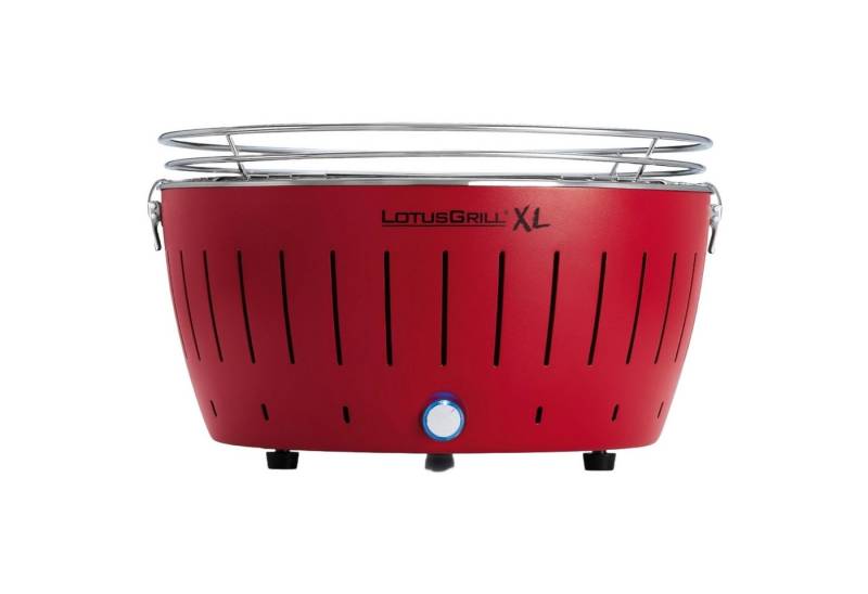 LotusGrill Holzkohlegrill LotusGrill XL Feuerrot G435 der raucharme Holzkohlegrill/Tischgrill von LotusGrill