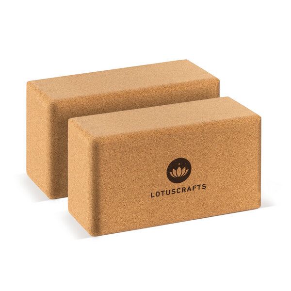 Lotuscrafts 2er Set - Yogablock Kork Supra Grip Lotuscrafts 2er Set - Yogablock Kork Supra Grip von Lotuscrafts
