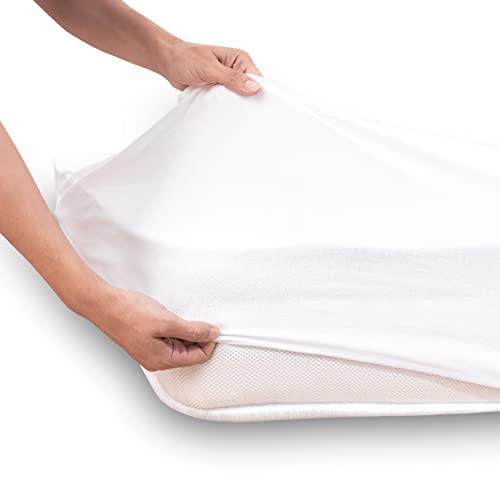 Lotusein Wasserdichter Matratzenschoner 180 x 200 cm Fitted - Hygienischer Atmungsaktive Matratzenauflage, Matratzenschutz ohne Knistern, Anti Milben Matratzen Topper (Oeko-TEX® Standard 100) von Lotusein