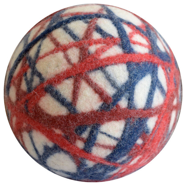 Lou-i Filzball bunt Made in Germany - Weicher Spielball für drinnen von Lou-i