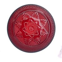 Antike Cris D'arques Durand Ruby Red 10 "Speiseteller Zwei Verfügbar Antike Cris D'arques Durand Ruby Red 10 "Speiseteller Zwei Verfügbar von LouChristieAntiques