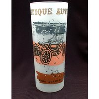 Tom Collins Gläser Becher Antique Autos Cars 1906 Autocat Anchor Hocking Set Von Fünf Tall Iced Tea von LouChristieAntiques