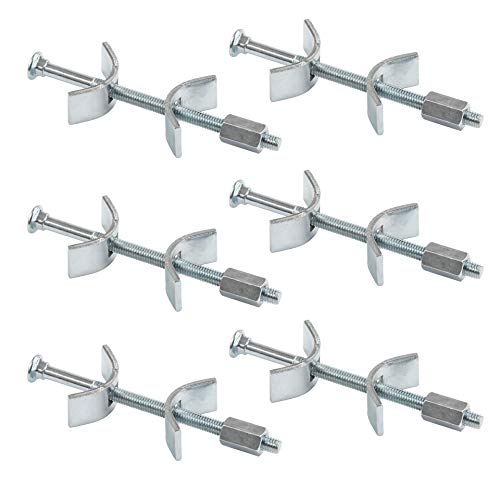 LouMaxx Möbelverbinder 100 mm 6 er Set - Arbeitsplattenverbinder Küche - Plattenverbinder - Holzverbinder - Verbinder für Arbeitsplatte - Sichere und stabile Lösung zum Arbeitsplatten verbinden von LouMaxx