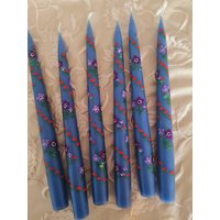 Floral Bemalte Kerze. Bemalte Taper Handbemalte Kerzen. Frühlingskerze. Frühlings Dekor. Handbemalt Floral Bemalte Kerze. Bemalte Taper Handbemalte Kerzen. Frühlingskerze. Frühlings Dekor. Handbemalt von LouandCoCandles