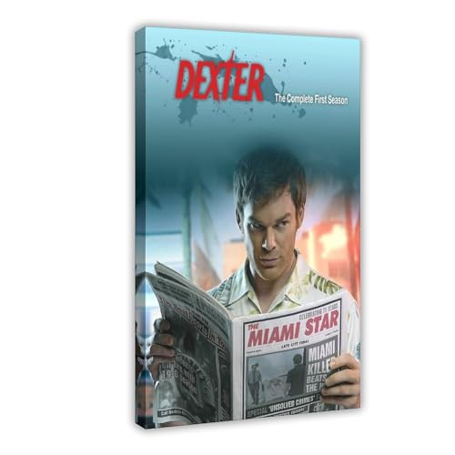 Dexter TV-Serie Poster (3) Leinwand-Poster, Wandkunst, Dekordruck, Bild, Gemälde für Wohnzimmer, Schlafzimmer, Dekoration, Rahmen-Stil, 60 x 90 cm von LoueN