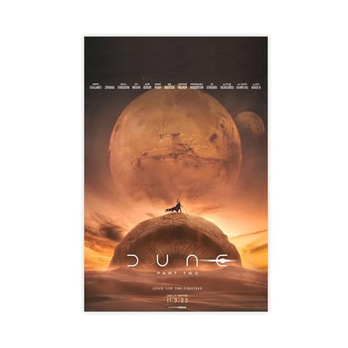 Dune Filmposter (30) Leinwandposter Wandkunst Dekor Druck Bild Gemälde für Wohnzimmer Schlafzimmer Dekoration ungerahmter Stil 40 x 60 cm von LoueN