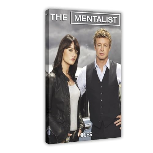 Leinwandposter "The Mentalist" TV-Serie (1), Wandkunst, Dekordruck, Bild, Gemälde für Wohnzimmer, Schlafzimmer, Dekoration, Rahmen-Stil, 20 x 30 cm von LoueN