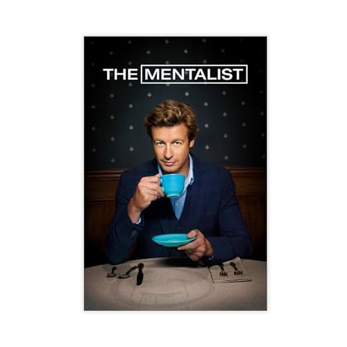 Leinwandposter "The Mentalist" TV-Serie (3), Wandkunst, Dekordruck, Bild, Gemälde für Wohnzimmer, Schlafzimmer, Dekoration, ungerahmt, 20 x 30 cm von LoueN