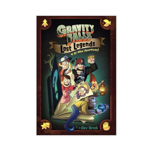 LoueN Animiertes Poster "Gravity Falls" (1) Leinwandposter, Schlafzimmer-Dekor, Sportlandschaft, Büro, Raumdekoration, Geschenk, ungerahmt, 60 x 90 cm von LoueN