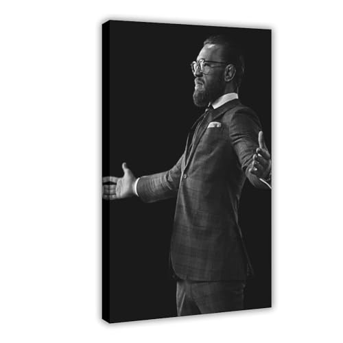 LoueN Conor McGregor Poster (27) Leinwandposter, Schlafzimmer-Dekor, Sportlandschaft, Büro, Raumdekoration, Geschenk, Rahmen-Stil, 40 x 60 cm von LoueN