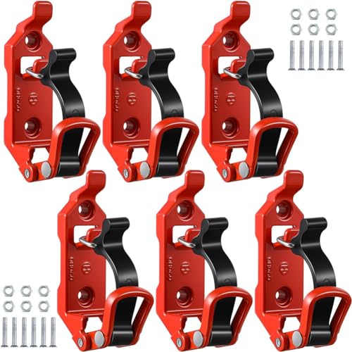 Loufy 6 PCS Schaufelhalter für Autodachträger, Axthalter-Kit, Autodachträger-Zubehör, Rot für Lastwagen, Boot, Militärische Ausrüstung und Werkzeuge. Loufy 6 PCS Schaufelhalter für Autodachträger, Axthalter-Kit, Autodachträger-Zubehör, Rot für Lastwagen, Boot, Militärische Ausrüstung und Werkzeuge. von Loufy