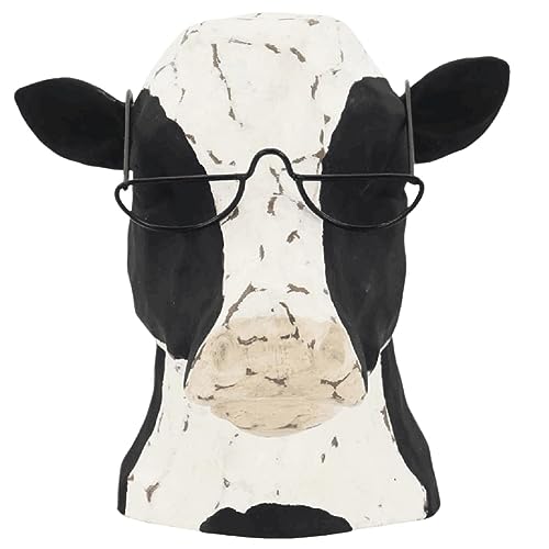 Loufy Tierbrillenhalter, Brillenhalter aus , Brillenstatuen mit Kuhkopf, Brillenständer in Kuhform Loufy Tierbrillenhalter, Brillenhalter aus , Brillenstatuen mit Kuhkopf, Brillenständer in Kuhform von Loufy