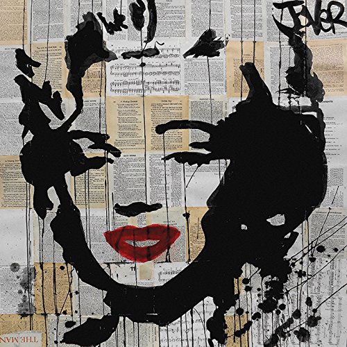 Loui Jover Leinwanddruck, Polyester, Mehrfarbig, 40 x 40 cm von Loui Jover