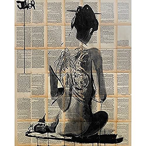 Loui Jover Leinwanddruck, Polyester, Mehrfarbig, 40 x 50 cm von Loui Jover