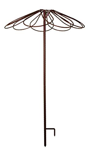Louis Moulin3646 Louis Windmühle Garten Regenschirm mit 9 Petals Antik Eisen Aged Metall 250 cm von Louis Moulin