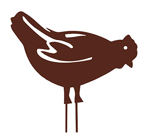 Louis Moulin Dekofigur Huhn, Eisen, antik, 28 x 39 cm von Louis Moulin