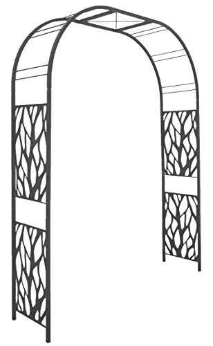 Louis Mühle Arche Stahlblech Décor pflanzlich, Erziehungsberechtigten Tube Quadrate, Schiefer, 195 x 50 x 250 cm, 5051 Louis Mühle Arche Stahlblech Décor pflanzlich, Erziehungsberechtigten Tube Quadrate, Schiefer, 195 x 50 x 250 cm, 5051 von Louis Moulin
