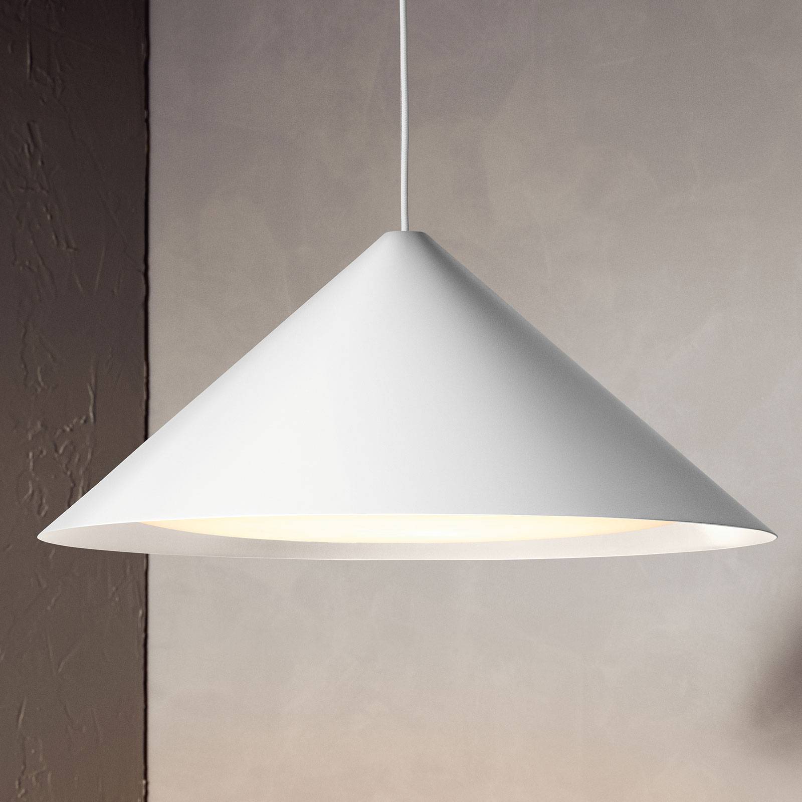 Louis Poulsen Keglen LED-Hängelampe 65cm weiß von Louis Poulsen