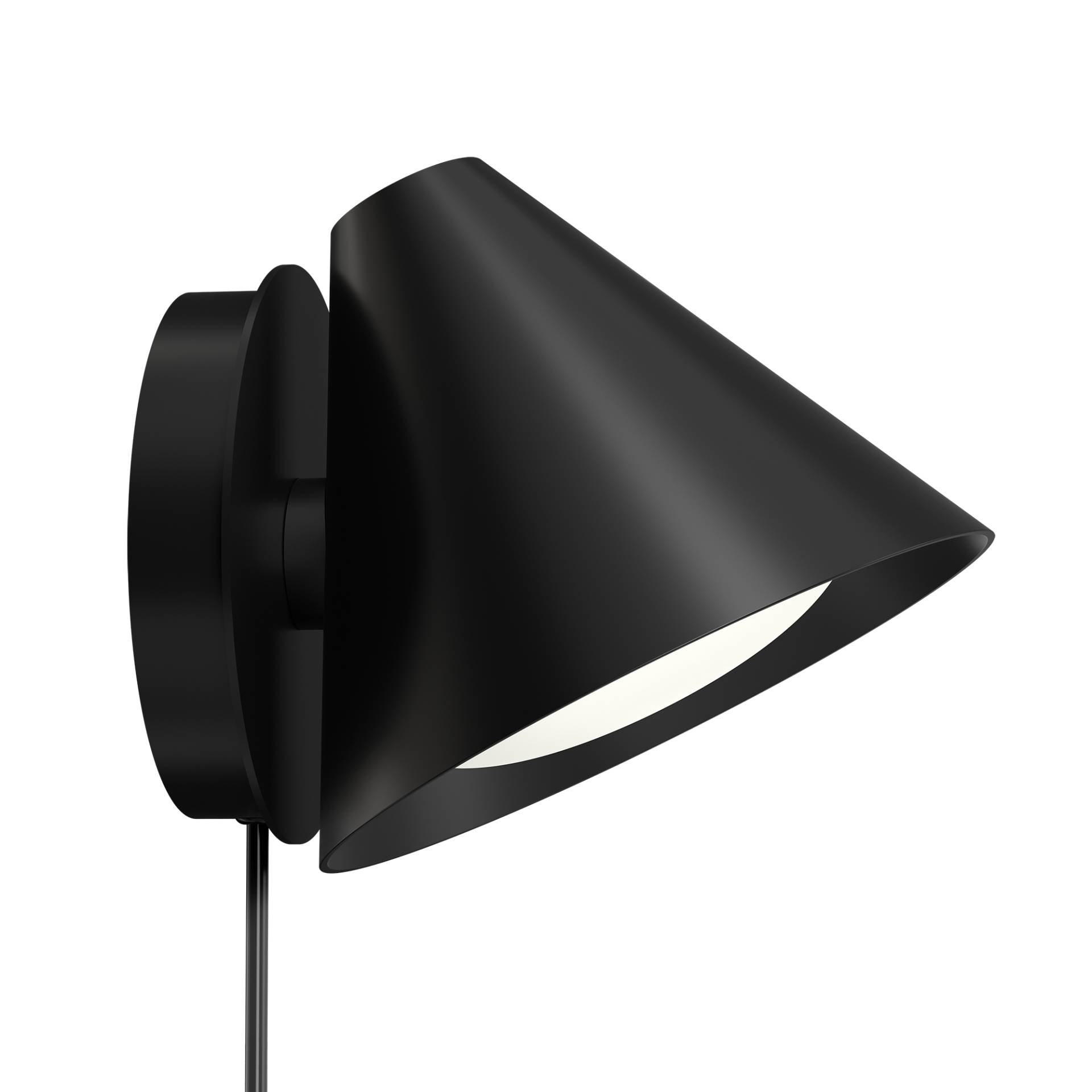 Louis Poulsen - Keglen LED Wandleuchte 3000K - schwarz/BxHxT 17,6x14,2x18,8cm/8,5W/3000K/358lm/dimmbar von Louis Poulsen